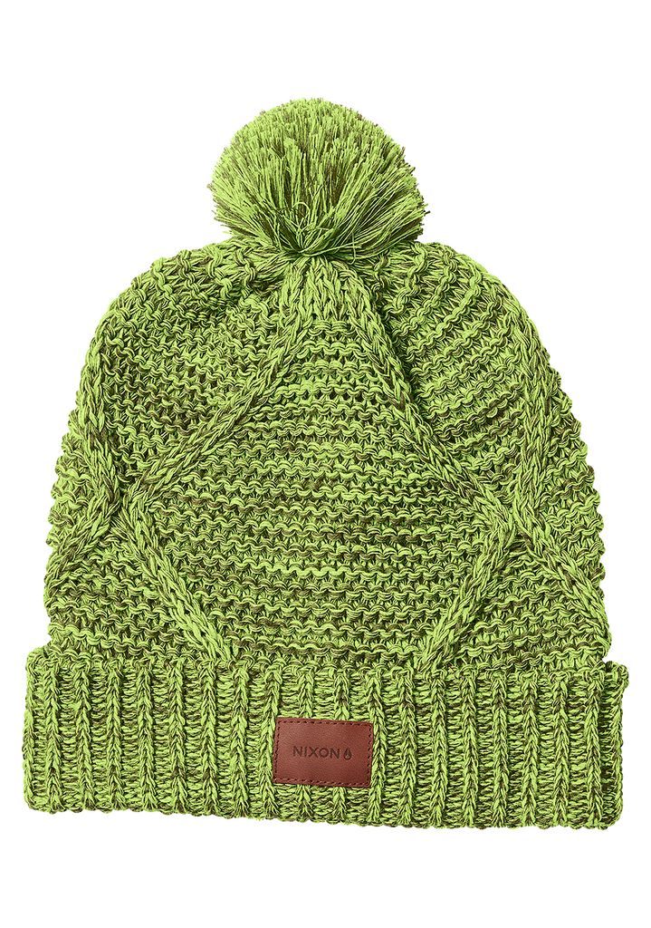 Olive Accessories Nixon Julian Pom Beanie | 623DEPRMI