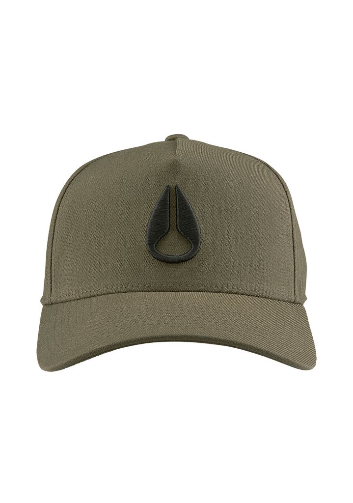 Olive / Black Accessories Nixon Deep Down Athletic Snapback Hats | 698IAMRNZ