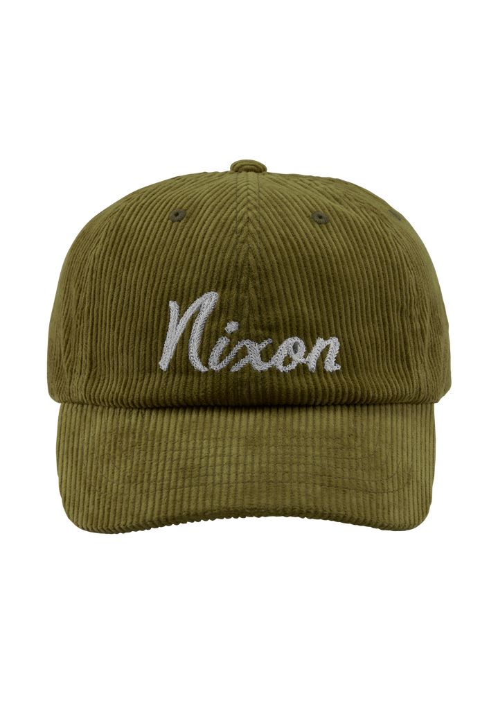 Olive / White Accessories Nixon Capitol Strapback Hats | 175WXRDBI