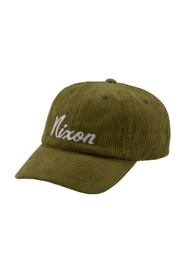 Olive / White Accessories Nixon Capitol Strapback Hats | 175WXRDBI