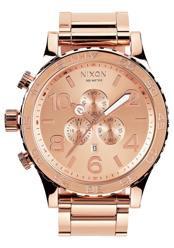 Rose Gold Watches Nixon 51-30 Chrono Watches | 018UCVWQH