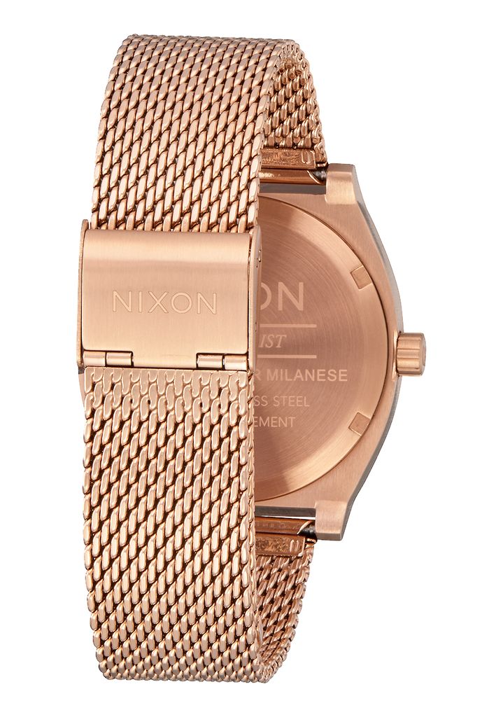 Rose Gold Watches Nixon Time Teller Milanese Watches | 615CZQXSL