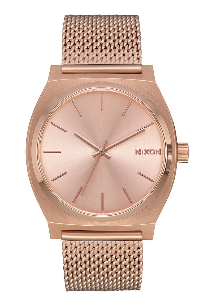 Rose Gold Watches Nixon Time Teller Milanese Watches | 615CZQXSL