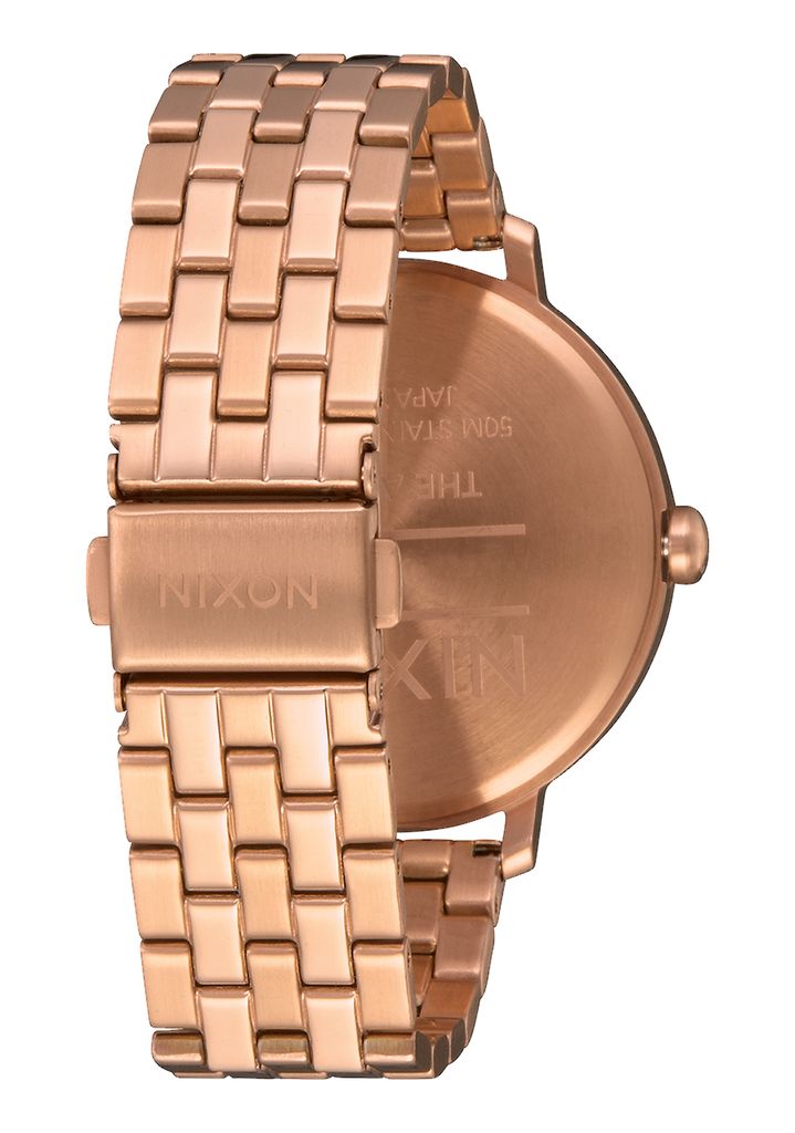 Rose Gold / White Watches Nixon Arrow Watches | 693ILSUAQ