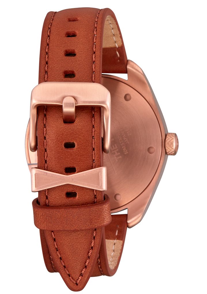 Rose Gold / White Watches Nixon Thalia Leather Watches | 814EHPOTU