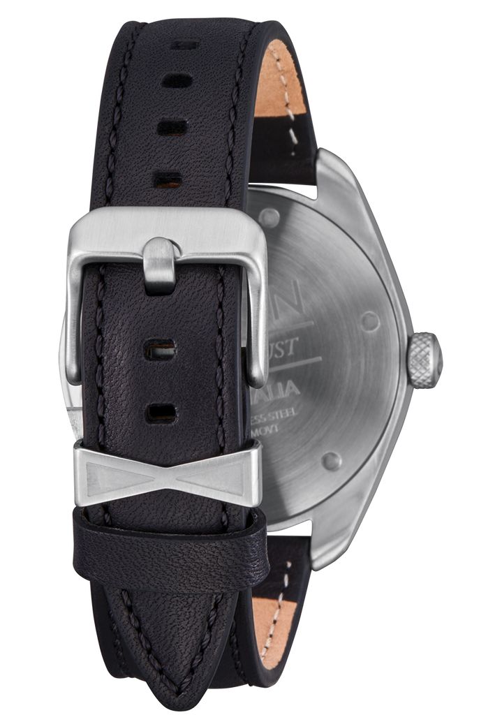 Silver / Black Watches Nixon Thalia Leather Watches | 718LHFGVQ