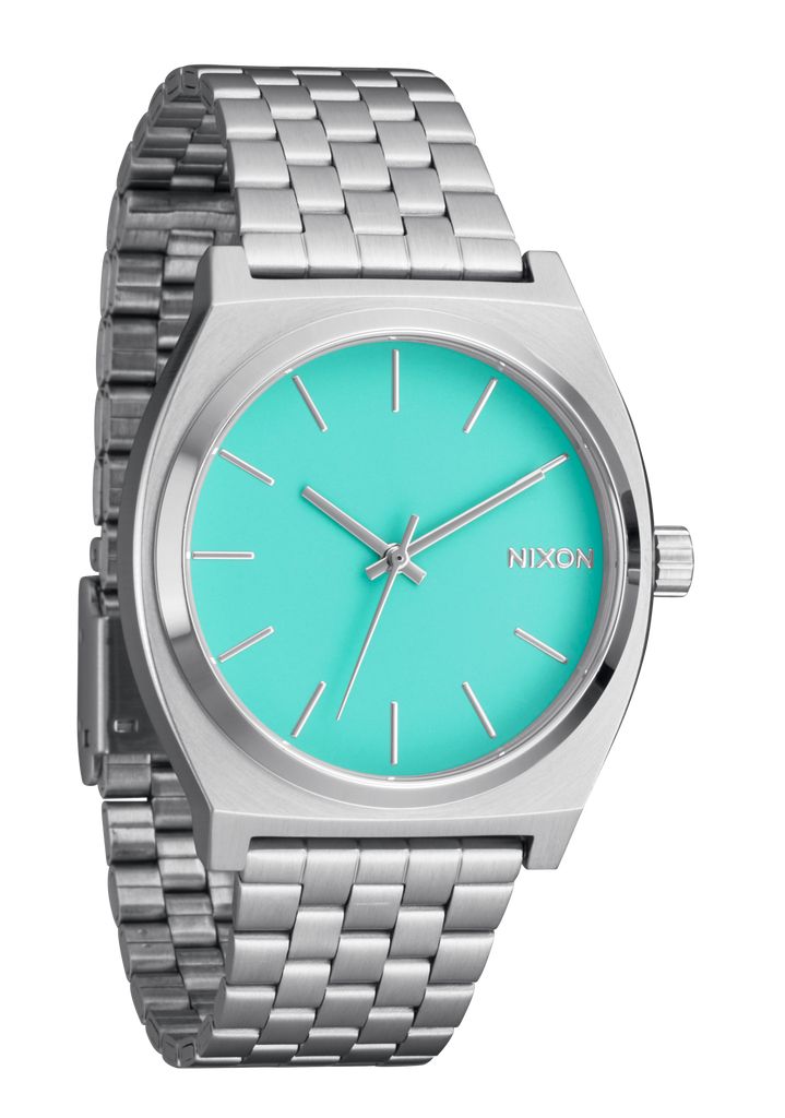 Silver / Turquoise Watches Nixon Time Teller Watches | 034LNUCWR