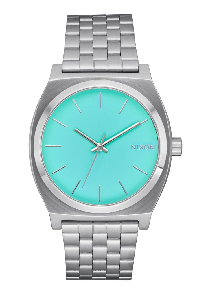 Silver / Turquoise Watches Nixon Time Teller Watches | 034LNUCWR