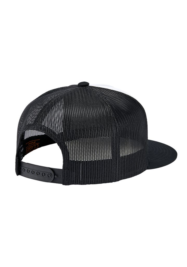 White / Black Accessories Nixon Team Trucker Hats | 976NTZKVP