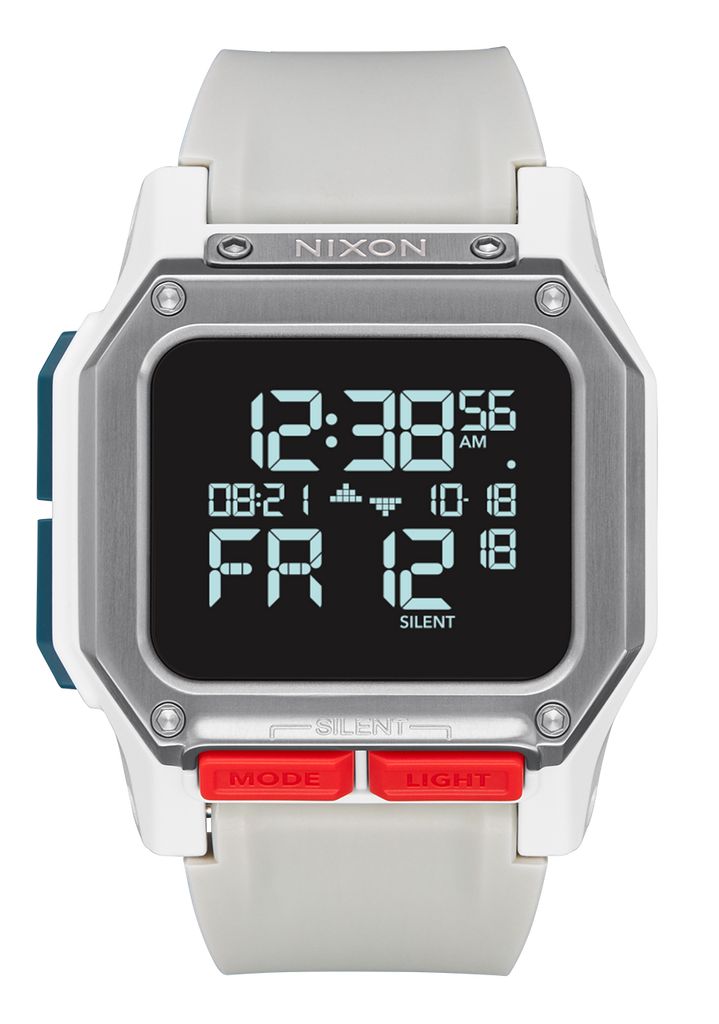 White / Grey Watches Nixon Regulus Digital Watches | 284XUBQIG