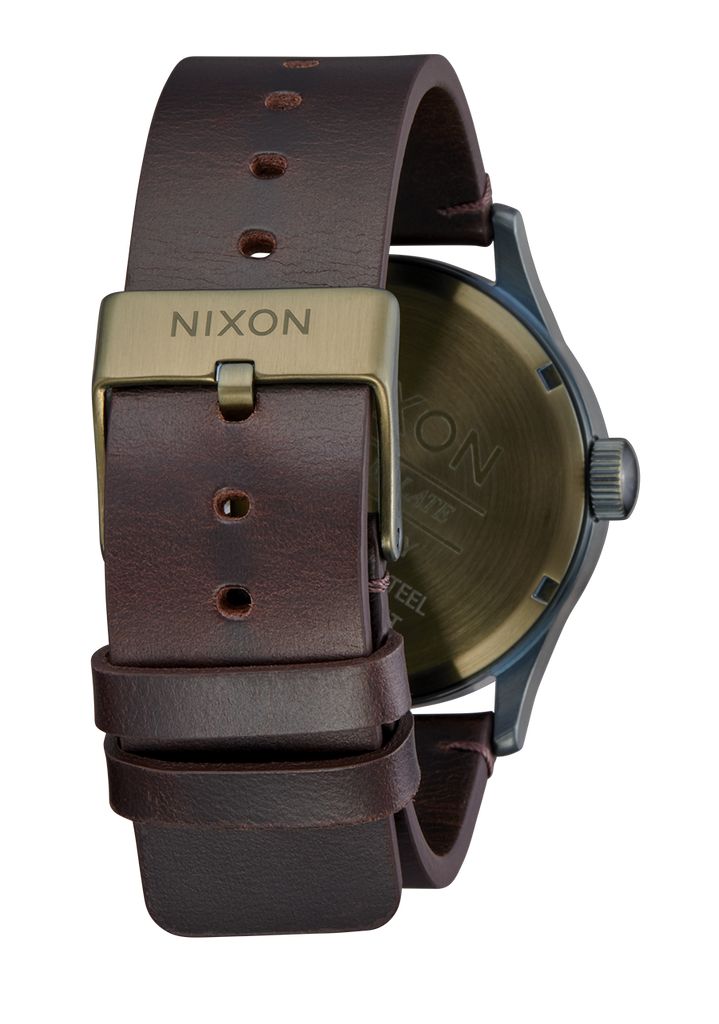 White Watches Nixon Sentry Leather Watches | 283YJECDA