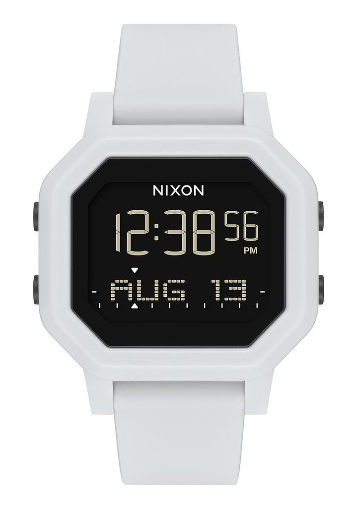 White Watches Nixon Siren Digital Watches | 769RWLAQH