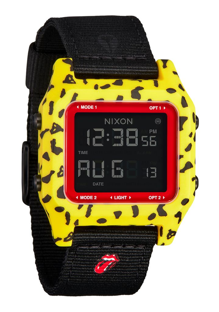 Yellow / Black Watches Nixon Rolling Stones Staple Digital Watches | 205ULTJXV