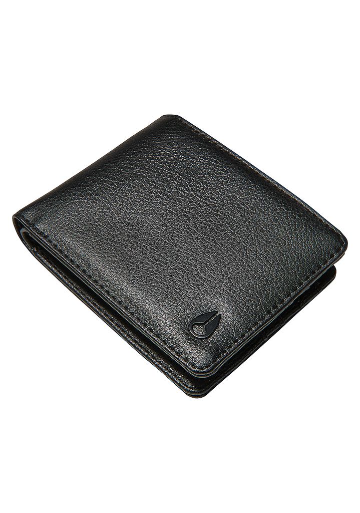 Black Accessories Nixon Pass Vegan Leather Wallets | 561KFUTPC