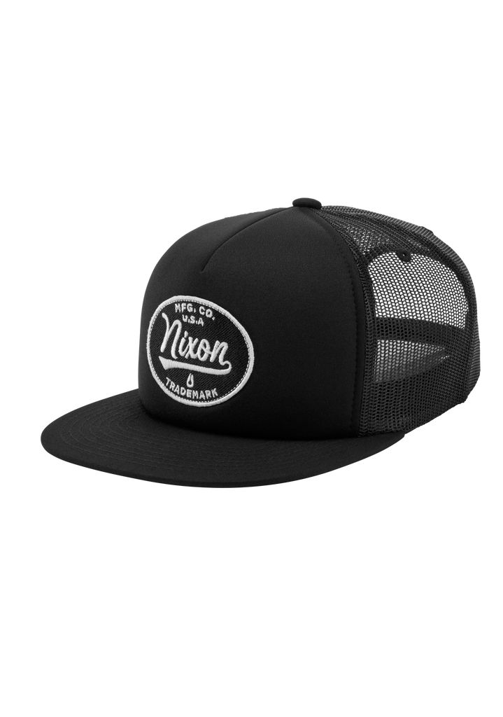 Black Accessories Nixon Tioga Trucker Hats | 135XPBWYG