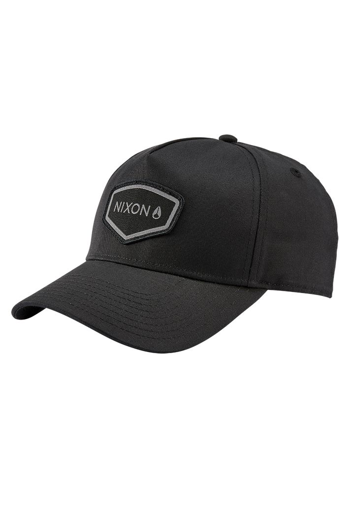 Black Accessories Nixon Watts Snapback Hats | 169OBDARE