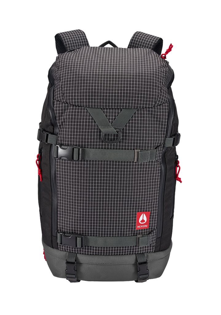 Black / Grey Accessories Nixon Hauler 35L Backpacks | 465TERIZL