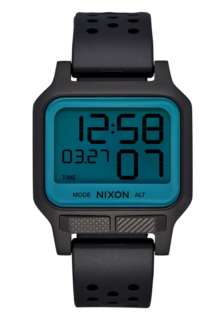 Black / Light Turquoise Watches Nixon Heat Digital Watches | 617YINCZH