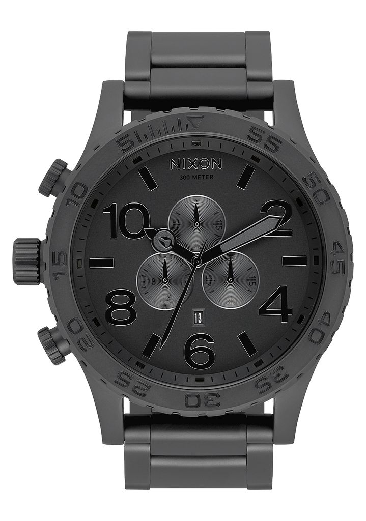 Black Watches Nixon 51-30 Chrono Watches | 328JUTKMN