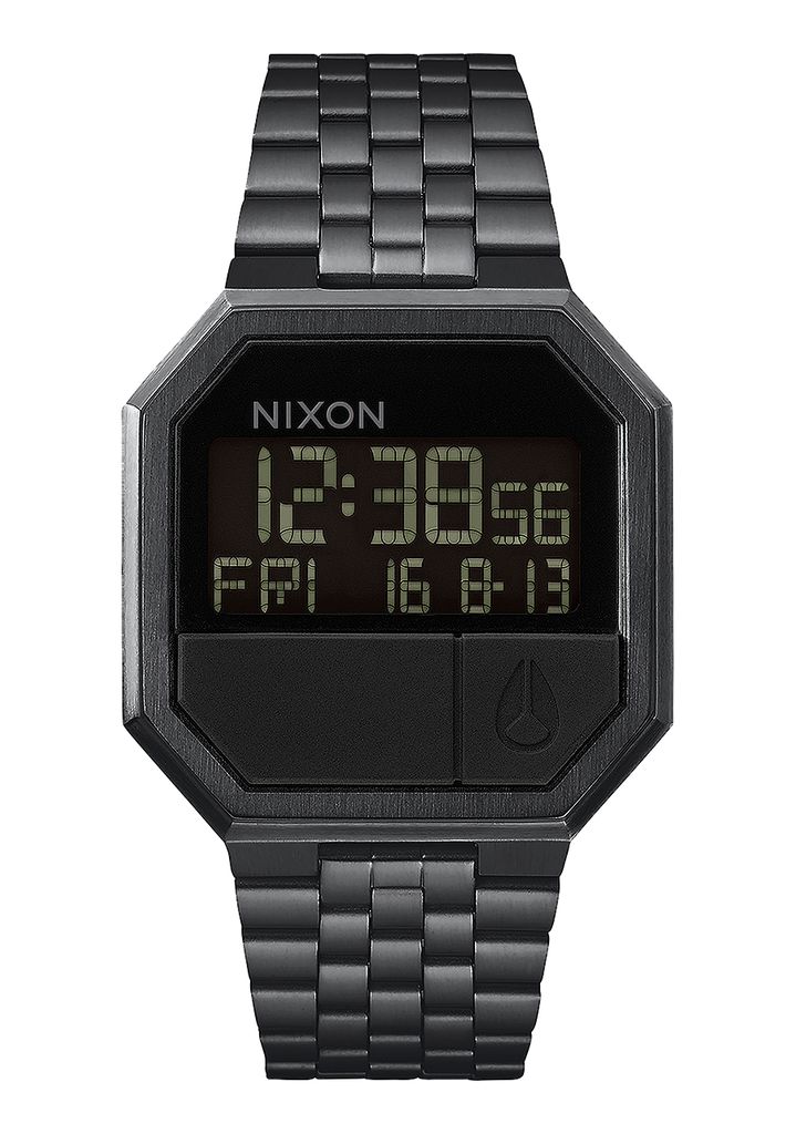 Black Watches Nixon Re-Run Digital Watches | 691WBSJCP