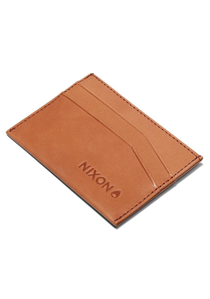 Brown Accessories Nixon Flaco Leather Card Wallets | 625FEICBO