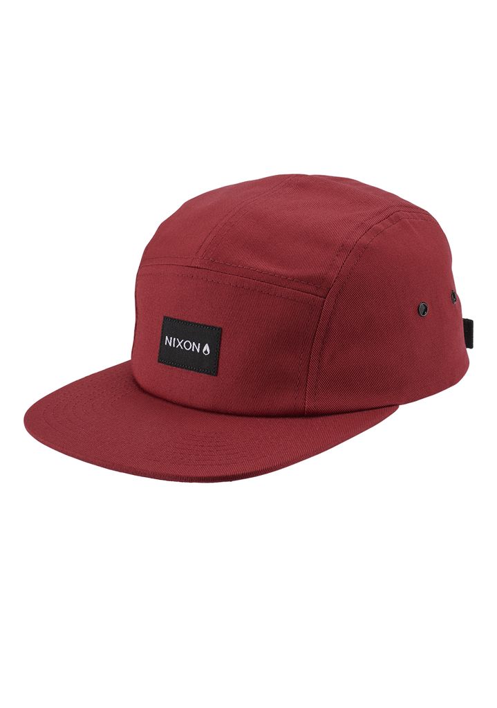 Burgundy Accessories Nixon Mikey 5 Panel Hats | 461LHSXYK