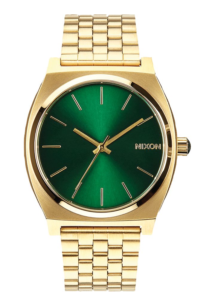 Gold / Green Watches Nixon Time Teller Watches | 347OKHZWS