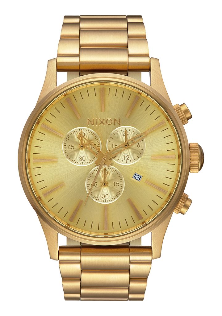 Gold Watches Nixon Sentry Chrono Watches | 549PSQEUN