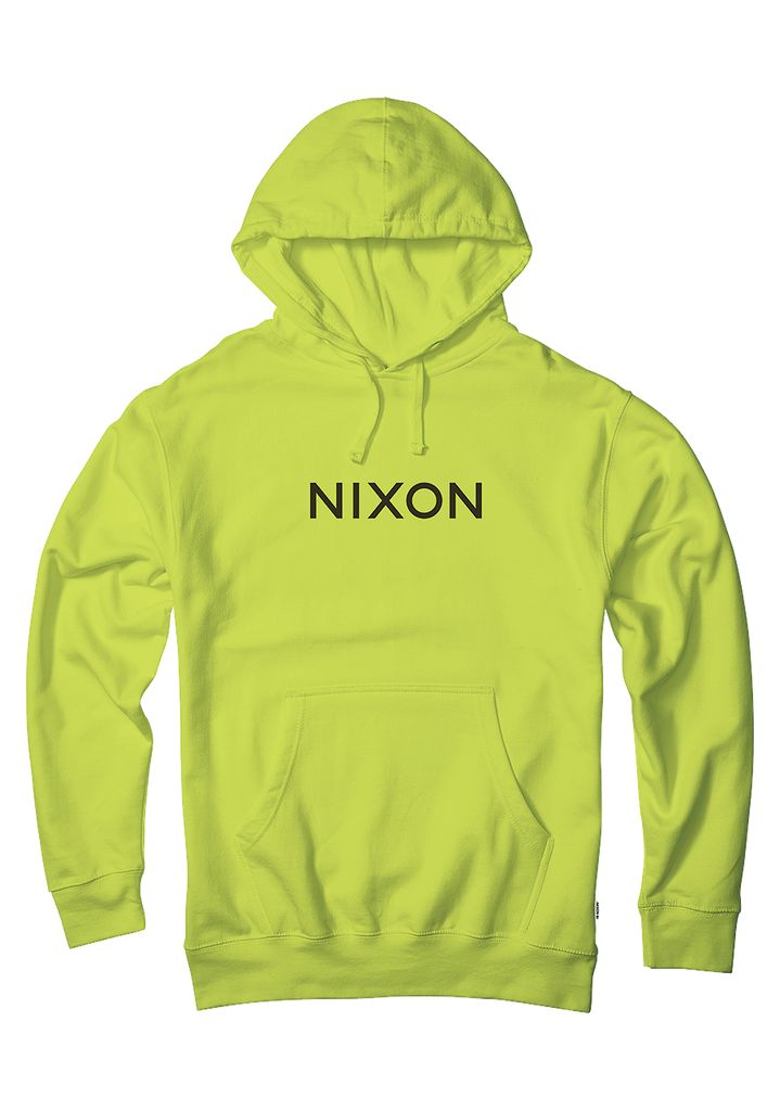 Green Apparel Nixon Wordmark Hoodie | 172LZUKNC