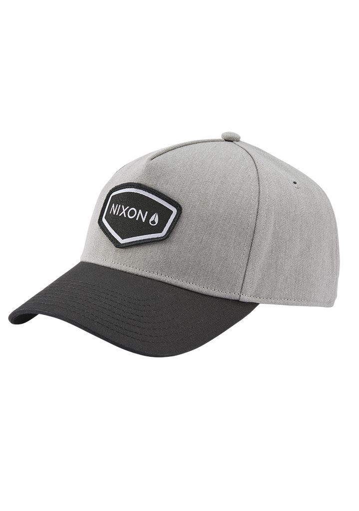 Grey / Black Accessories Nixon Watts Snapback Hats | 176HIUTRD