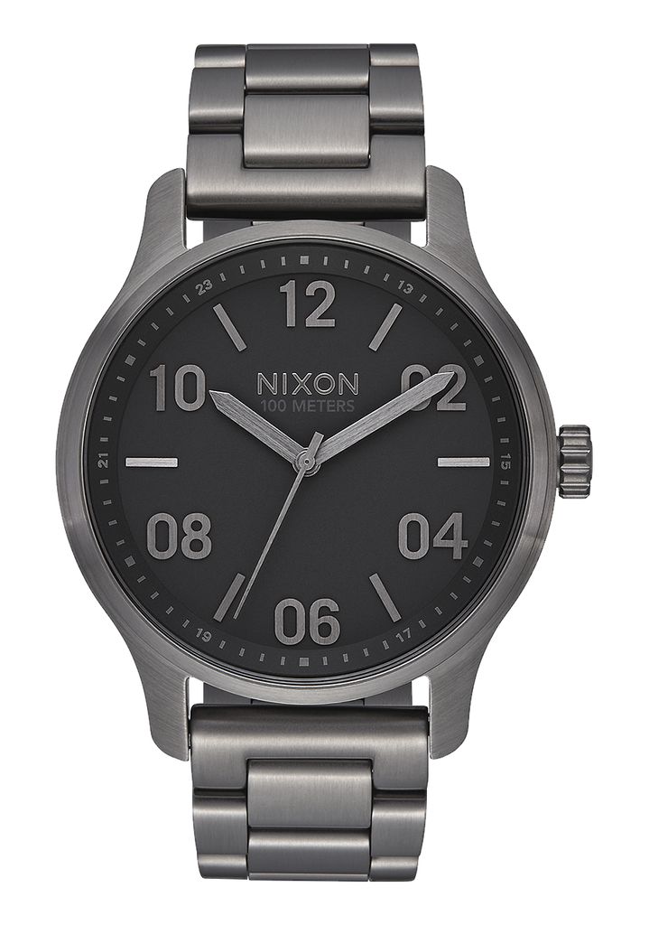 Grey / Black Watches Nixon Patrol Watches | 631XDBNUL