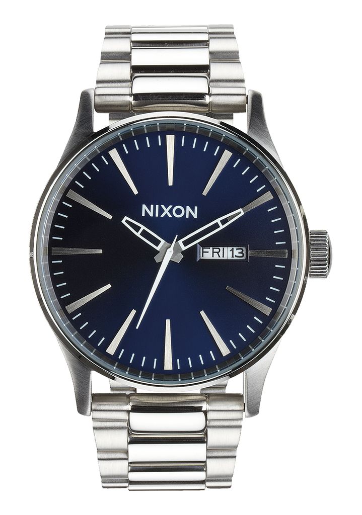 Grey / Blue Watches Nixon Sentry Stainless Steel Watches | 287CVILPT