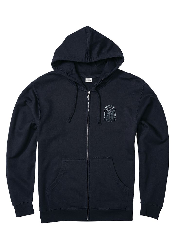 Navy Apparel Nixon Temple Zip Hoodie | 937DATNOR