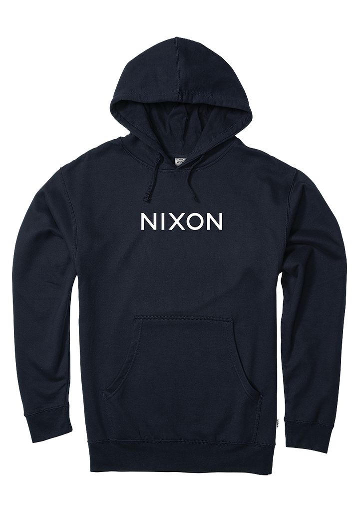 Navy Apparel Nixon Wordmark Hoodie | 178FIROEX