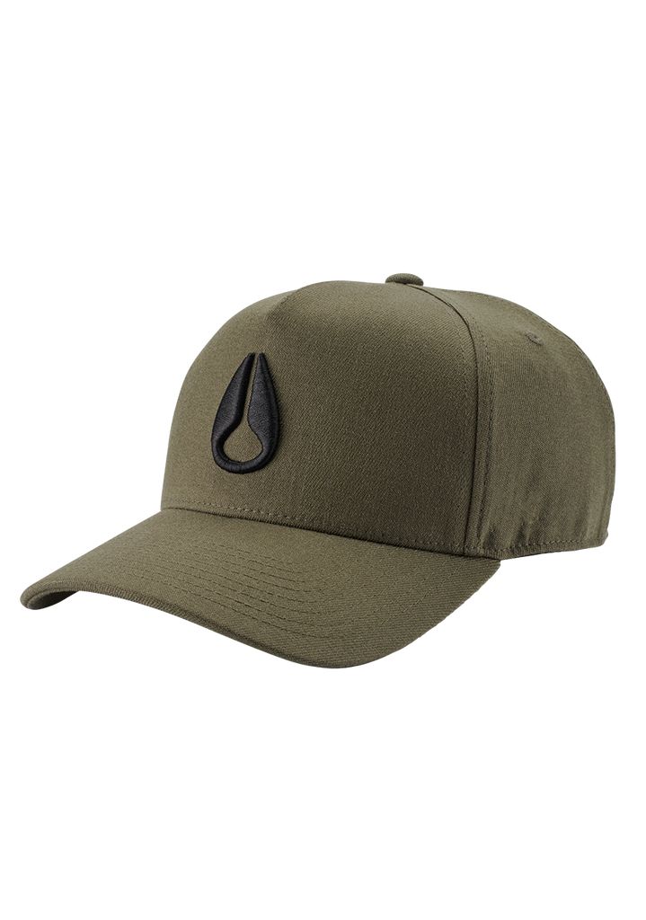 Olive / Black Accessories Nixon Deep Down Athletic Snapback Hats | 698IAMRNZ