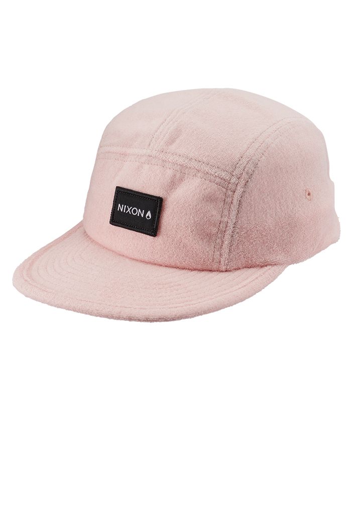 Pink Accessories Nixon Mikey Terrycloth Strapback Hats | 307GCQVHS