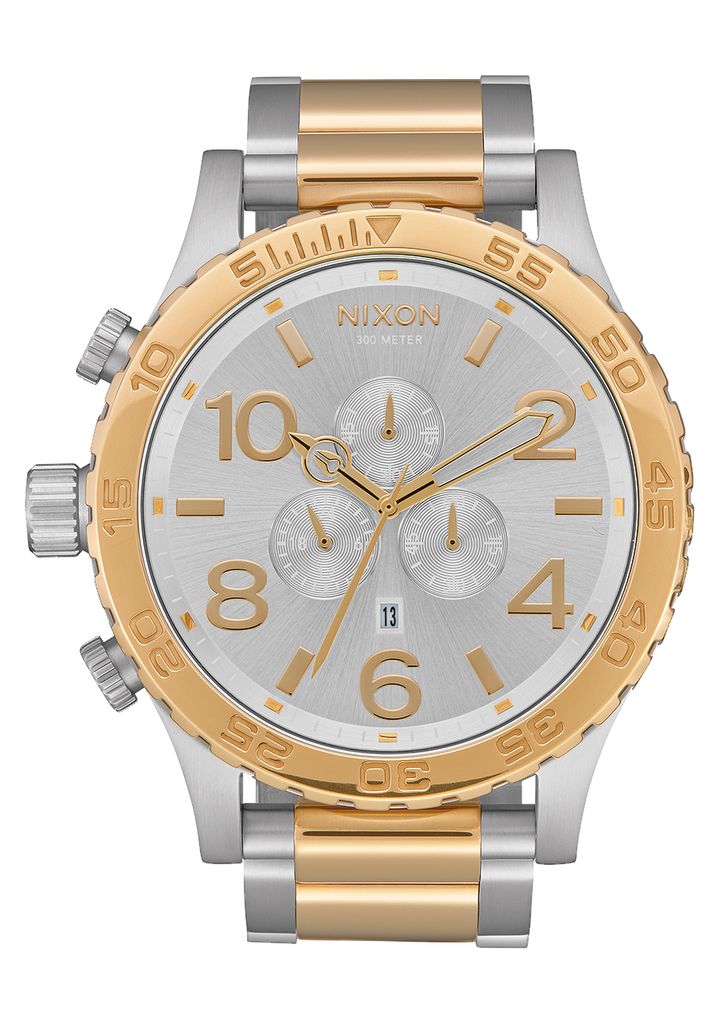 Silver / Gold Watches Nixon 51-30 Chrono Watches | 543PIRWAS