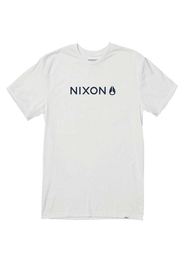 White Apparel Nixon Basis T Shirts | 253ZKEAXP